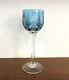 Verre à Vin Du Rhin Cristal Doublé Bleu Saint Louis Taille 8764 Roemer 19,8 Cm