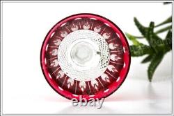 Verre à vin du Rhin en cristal de St Louis Tommy rouge Roemer glass