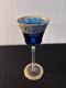 Verre &agrave; Vin Mod&egrave;le Thistle Bleu En Cristal De Saint Louis Mod1