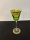 Verre à Vin Modèle Thistle Vert Mousse En Cristal De Saint Louis