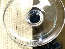 Verre à vin signé SAINT LOUIS modèle CHANTILLY cristal BLEU roemer Couleurs Rhin