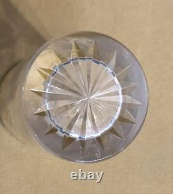 Verre en cristal doré à l'or signé SAINT LOUIS modèle CLEO / MASSENET GOLD 14 cm