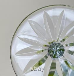 Verre roemer vin Rhin cristal signé SAINT LOUIS doublé VERT modèle CAMARGUE 20,2