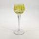 Verre Roemer Vin Du Rhin Sign&eacute; Saint Louis Cristal Vert Mod&egrave;le Manhattan 20,5 Cm