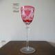 Verre Vin Rhin Roemer Cristal Doubl&eacute; St Louis/baccarat/val St Lambert Rose Lot 1