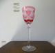 Verre Vin Du Rhin Cristal Saint Louis Roemer Rose Monogramm&eacute; Se Lot 2