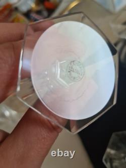 Verres A Vin En Cristal Saint Louis Modèle Poincaré Signé estampillé