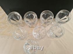 Verres A Vin En Cristal Saint Louis Modèle Poincaré Signé estampillé
