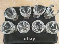 Verres A Vin En Cristal Saint Louis Modèle Poincaré Signé estampillé