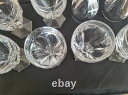 Verres A Vin En Cristal Saint Louis Modèle Poincaré Signé estampillé