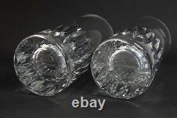 Verres Chopes en Cristal de Saint Louis Vintage Crystal Glasses signed