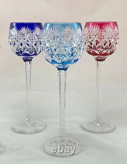 Verres Saint Louis cristal Florence Tall crystal St Louis glasses