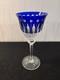 Verres &agrave; Vin Bleu Cobalt Mod&egrave;le Tommy Cristal Saint Louis