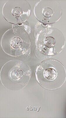 Verres à vin cristal de Saint Louis, modèle Liane, parfait état, Par 2, 4 Ou 6