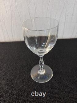 Verres à vin modèle Bartholdi cristal Saint Louis