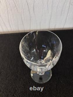 Verres à vin modèle Bartholdi cristal Saint Louis