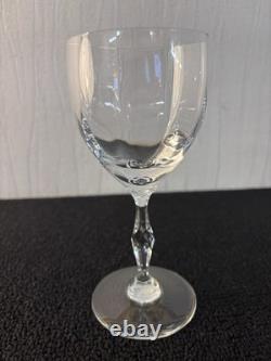 Verres à vin modèle Bartholdi cristal Saint Louis