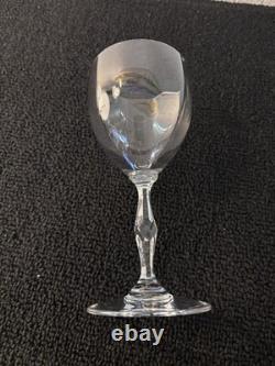 Verres à vin modèle Bartholdi cristal Saint Louis