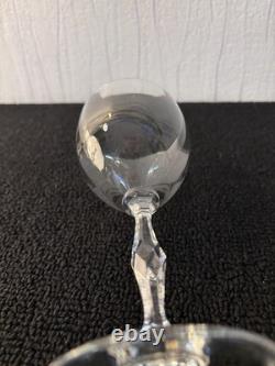 Verres à vin modèle Bartholdi cristal Saint Louis