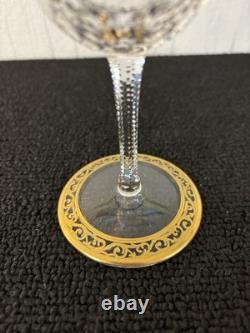 Verres à vin modèle Thistle en cristal de Saint Louis H 16.2 cm