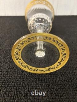 Verres à vin modèle Thistle en cristal de Saint Louis H 16.2 cm