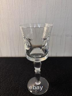 Verres vin blanc modèle Cosmos cristal Saint Louis