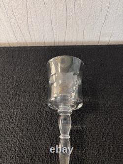 Verres vin blanc modèle Cosmos cristal Saint Louis