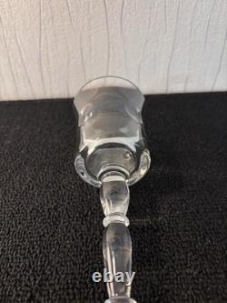 Verres vin blanc modèle Cosmos cristal Saint Louis