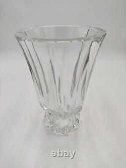 XL Grand vase en cristal blanc taillé de Saint Louis 25 cm 4 kg