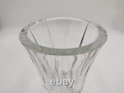 XL Grand vase en cristal blanc taillé de Saint Louis 25 cm 4 kg